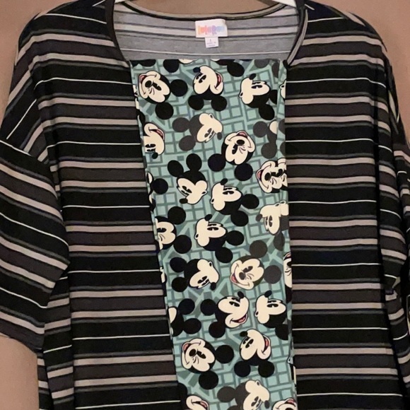 NWT LuLaRoe L (Large) Irma Top & TC Disney Mickey Mouse Leggings Outfit